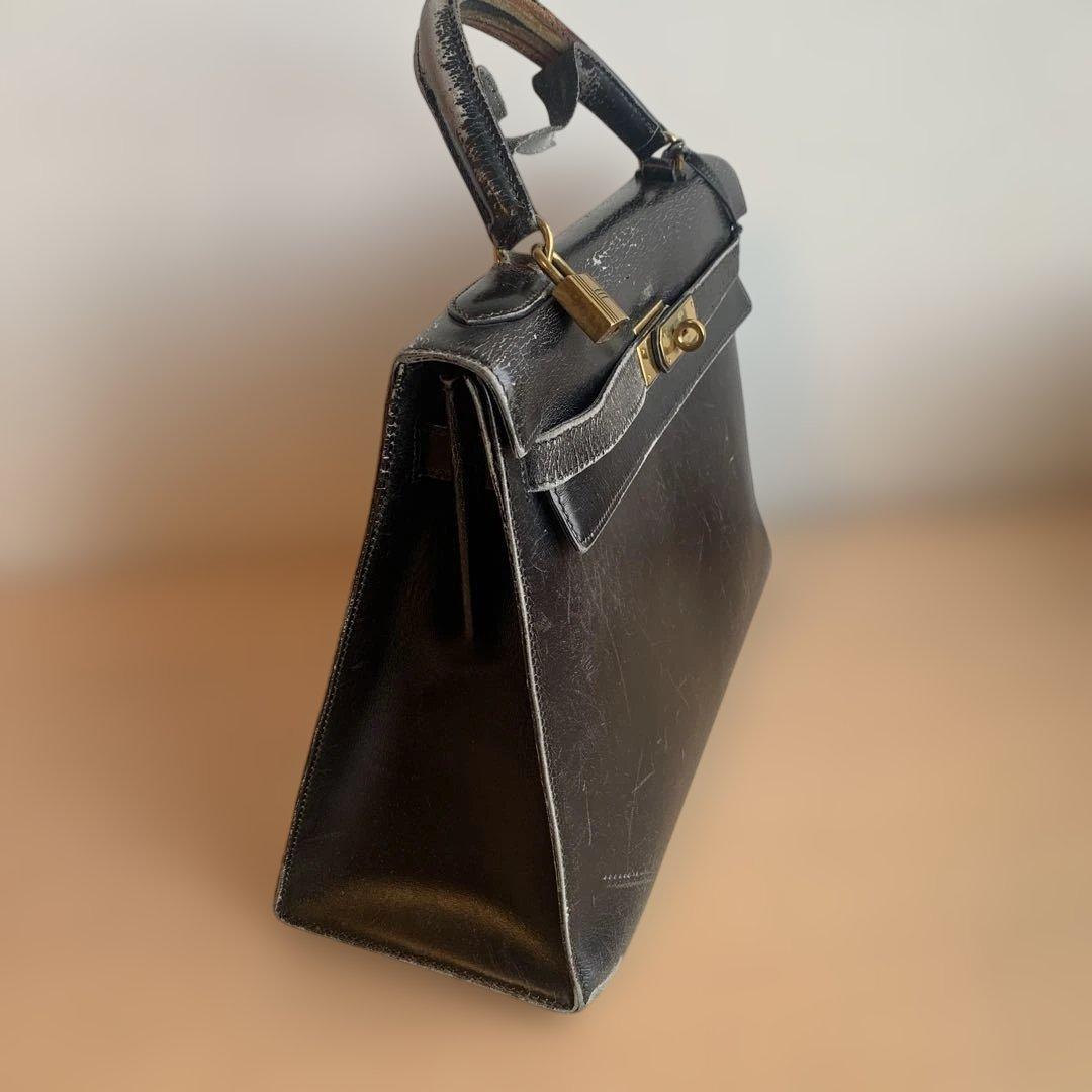 レ*ン様 エルメス　ケリー　ブラック　レザー