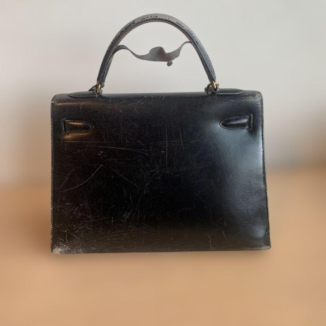 レ*ン様 エルメス　ケリー　ブラック　レザー