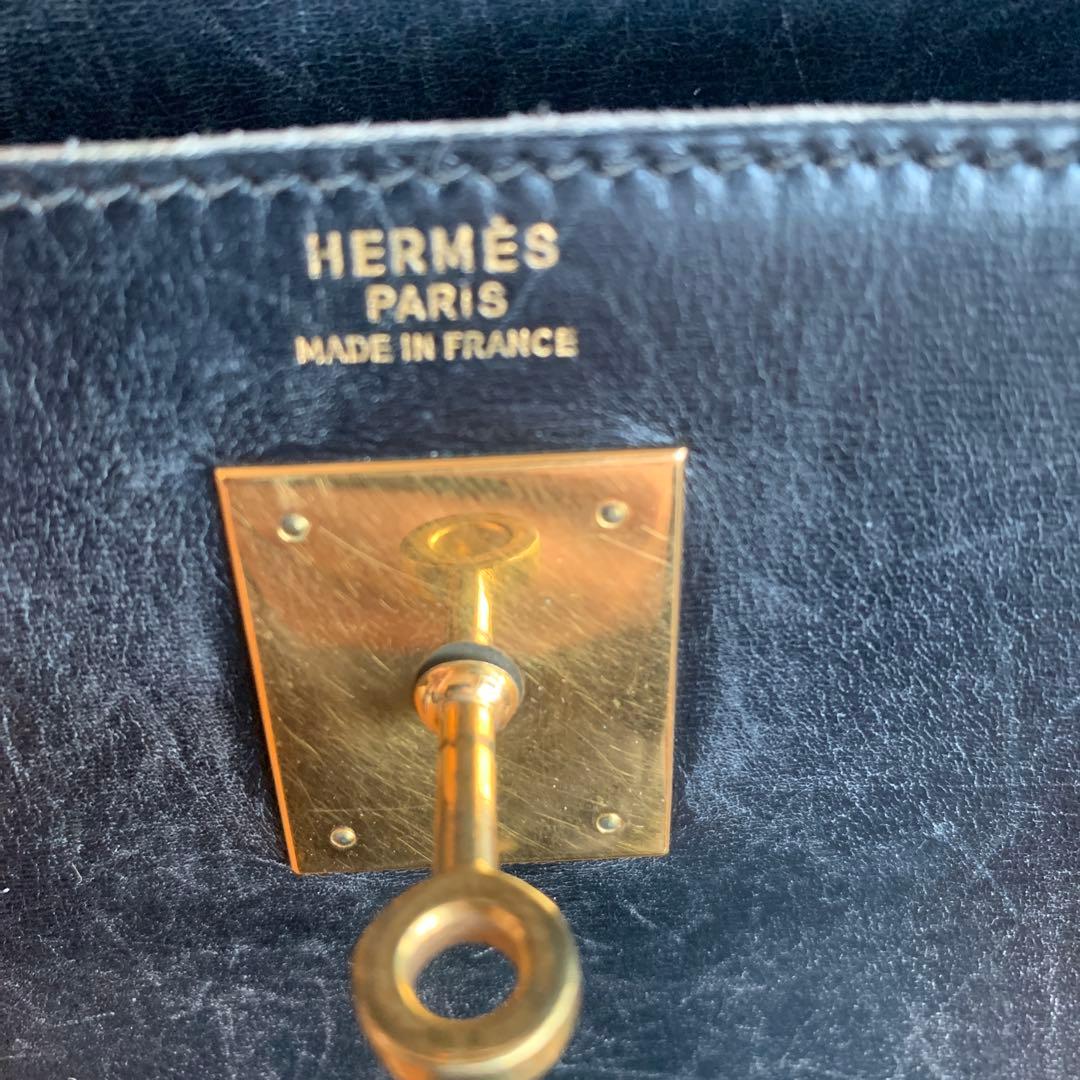 レ*ン様 エルメス　ケリー　ブラック　レザー