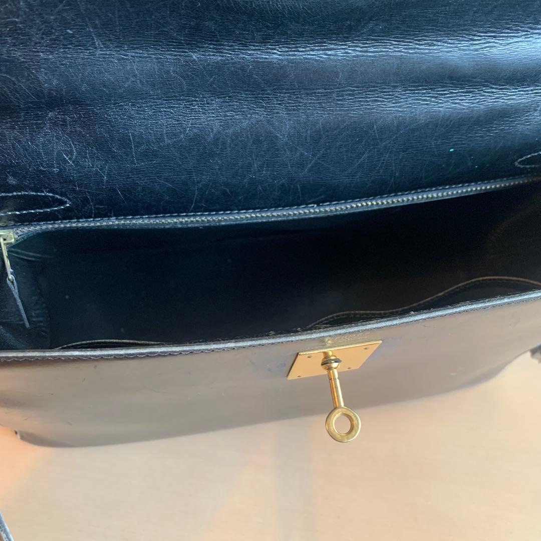 レ*ン様 エルメス　ケリー　ブラック　レザー