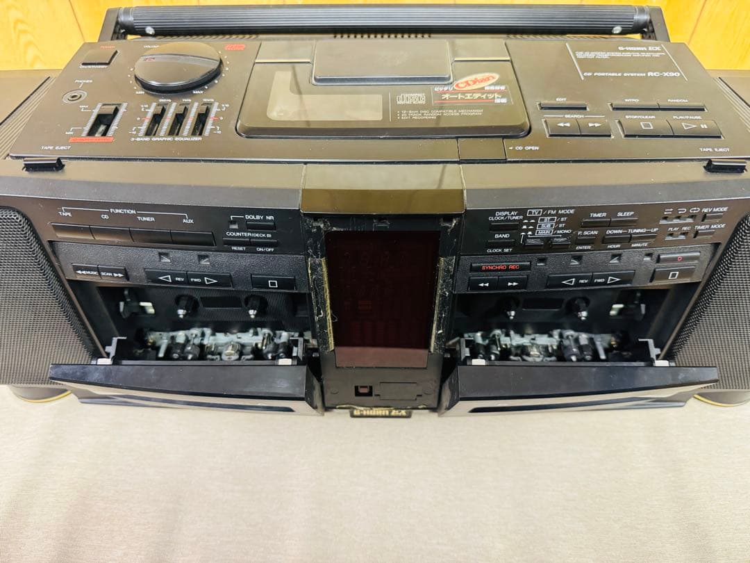 Victor RC-X90 ラジカセ CD バブカセ ラジオ カセット ビクター