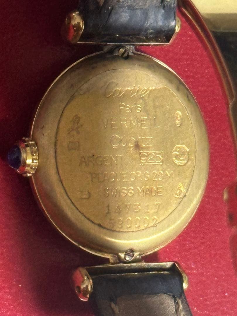 柚　カルティエ マストコリゼ クォーツ 腕時計　レディース　不動