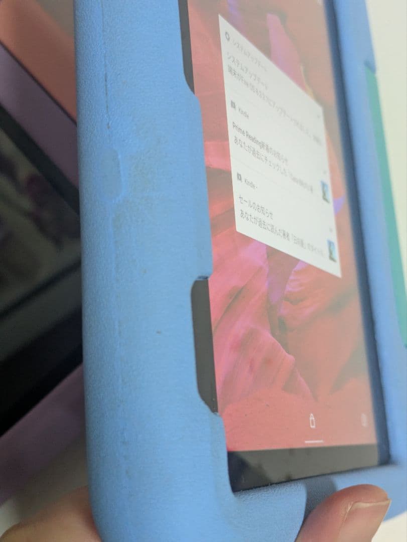 【中古】Amazon Fire HD8キッズモデル (8インチ) ブルー12世代