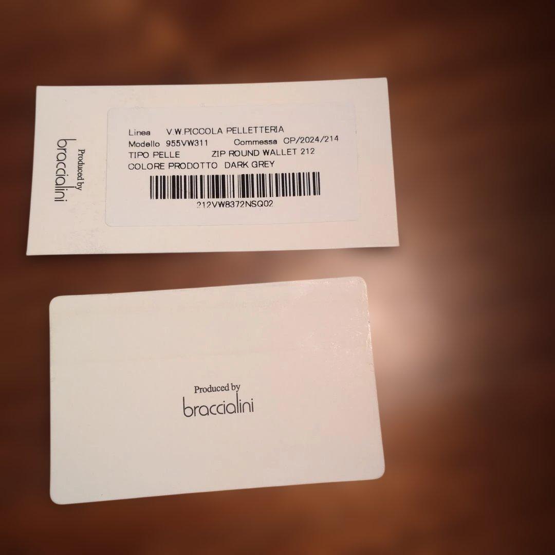 Vivienne Westwood ダークグレーラウンドファスナー長財布