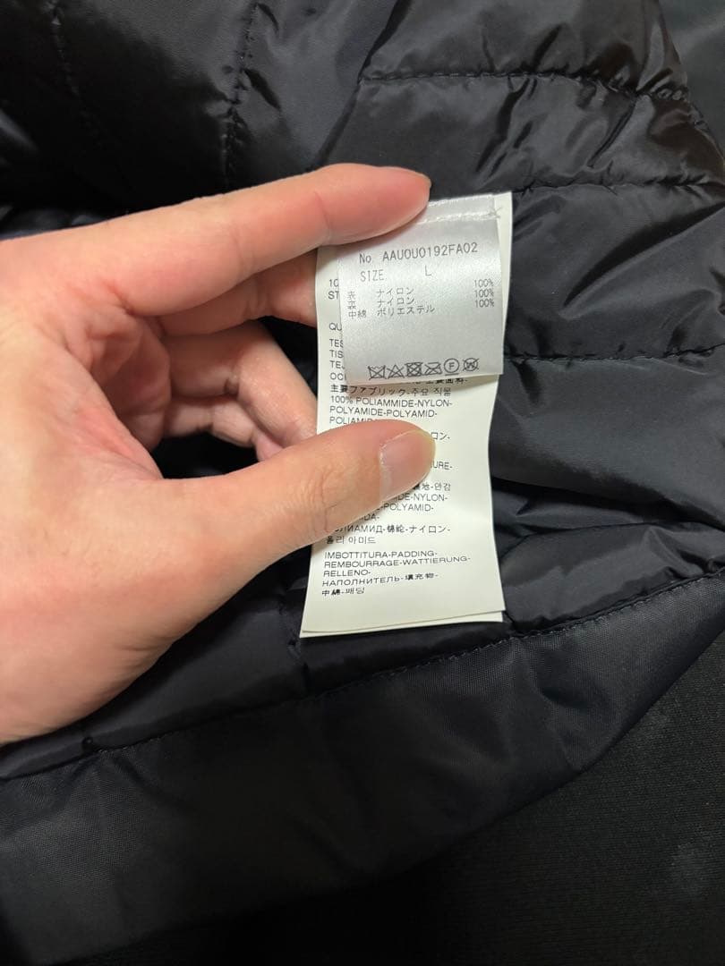 K*D様 alyx 中綿ナイロンジャケット　L 国内正規品