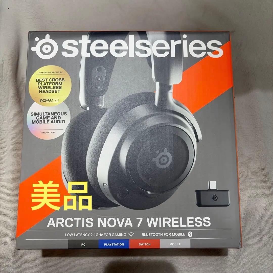 【美品】　SteelSeries Arctis Nova 7 Wireless