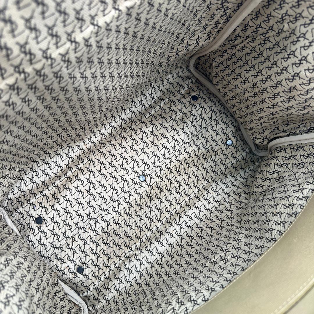 YSL ヴィンテージ　イブサンローラン　PVC　ハンドバッグ