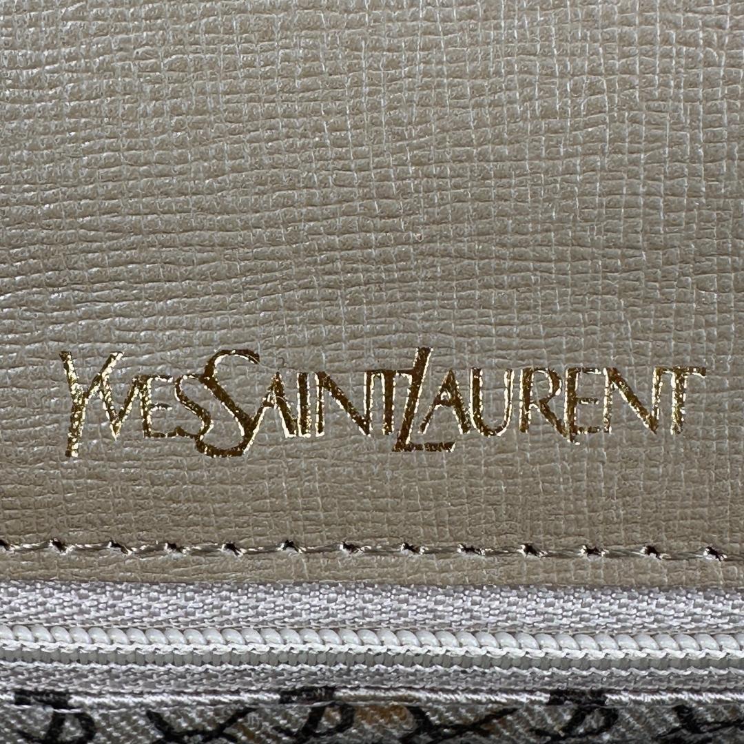 YSL ヴィンテージ　イブサンローラン　PVC　ハンドバッグ