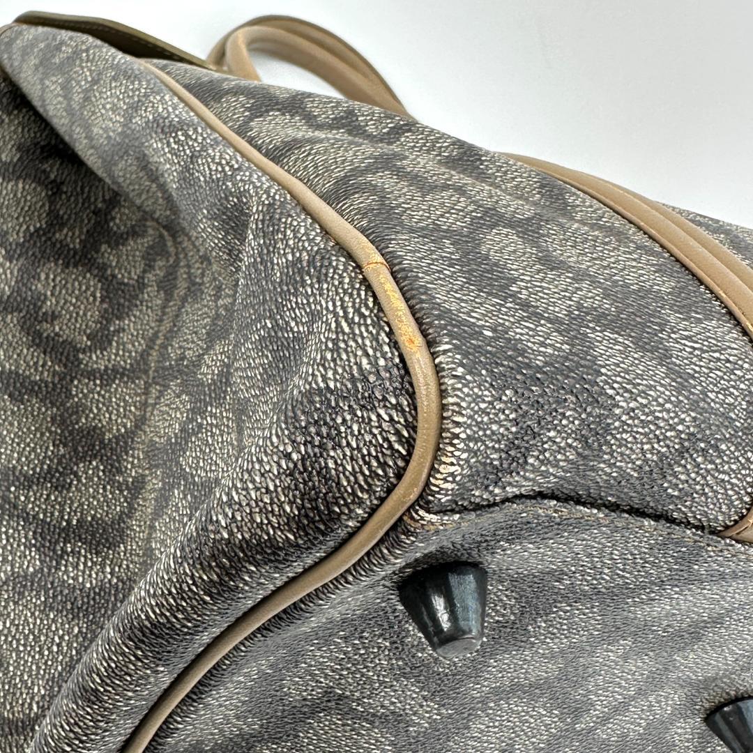 YSL ヴィンテージ　イブサンローラン　PVC　ハンドバッグ