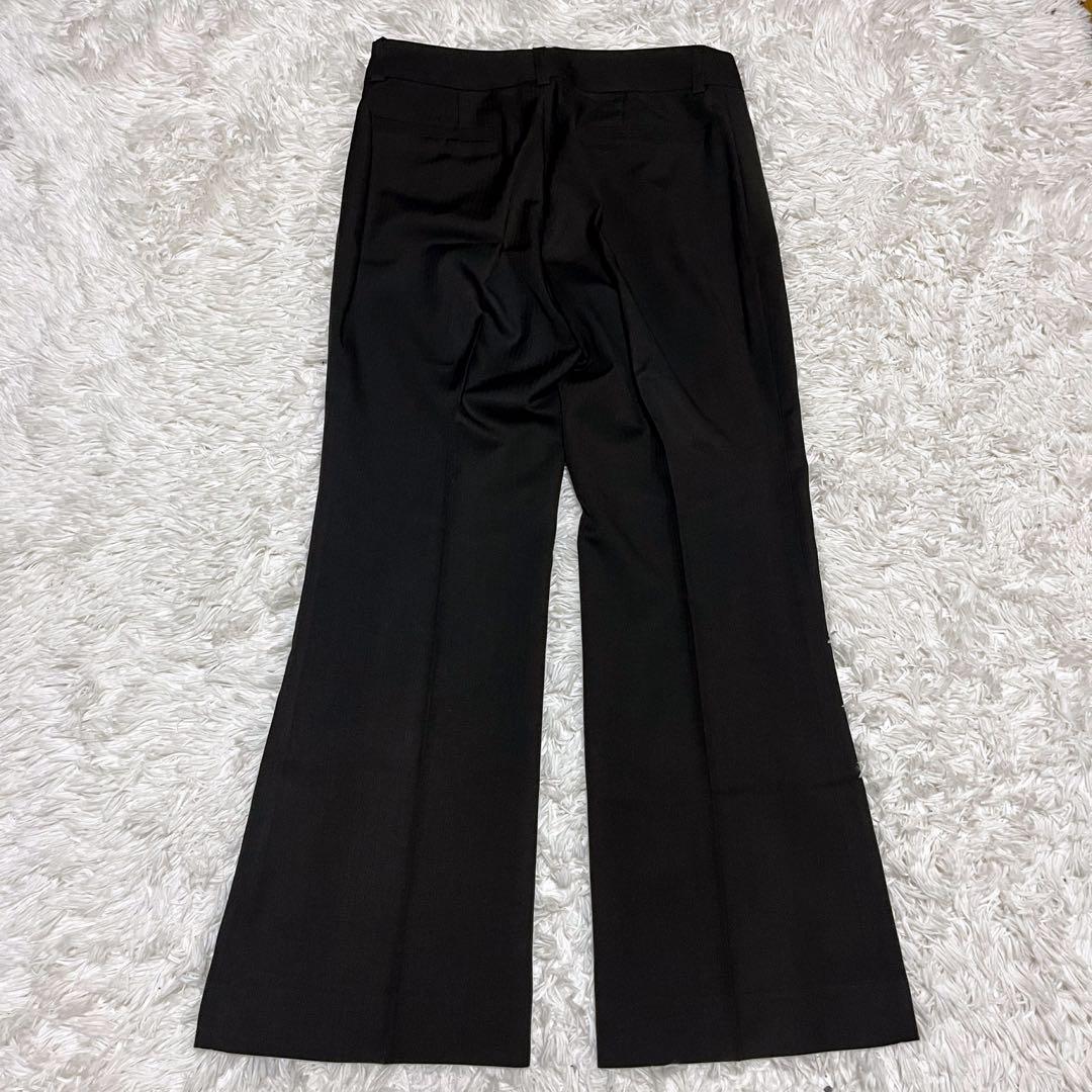 UNTITLED セットアップ パンツスーツ ブラック ストライプ XL 黒