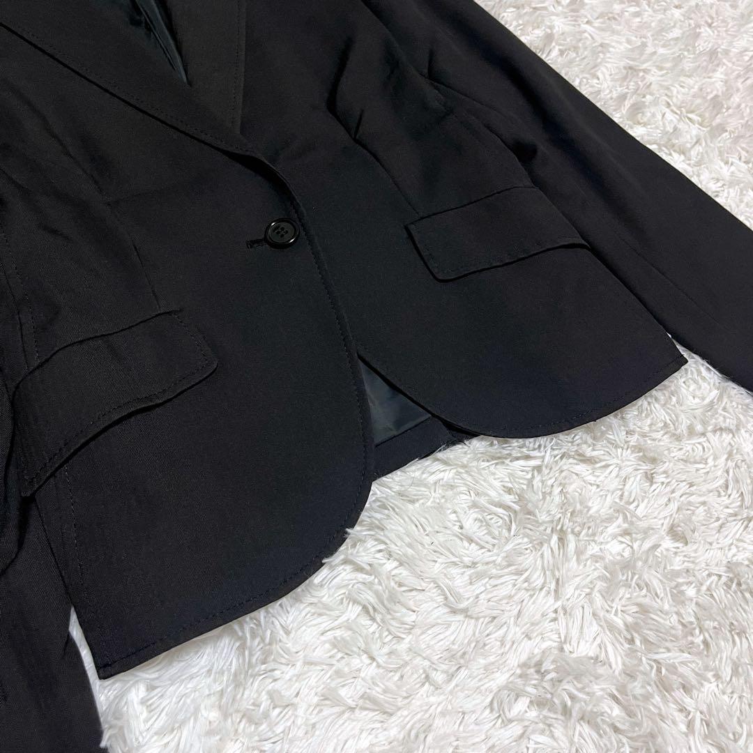 UNTITLED セットアップ パンツスーツ ブラック ストライプ XL 黒