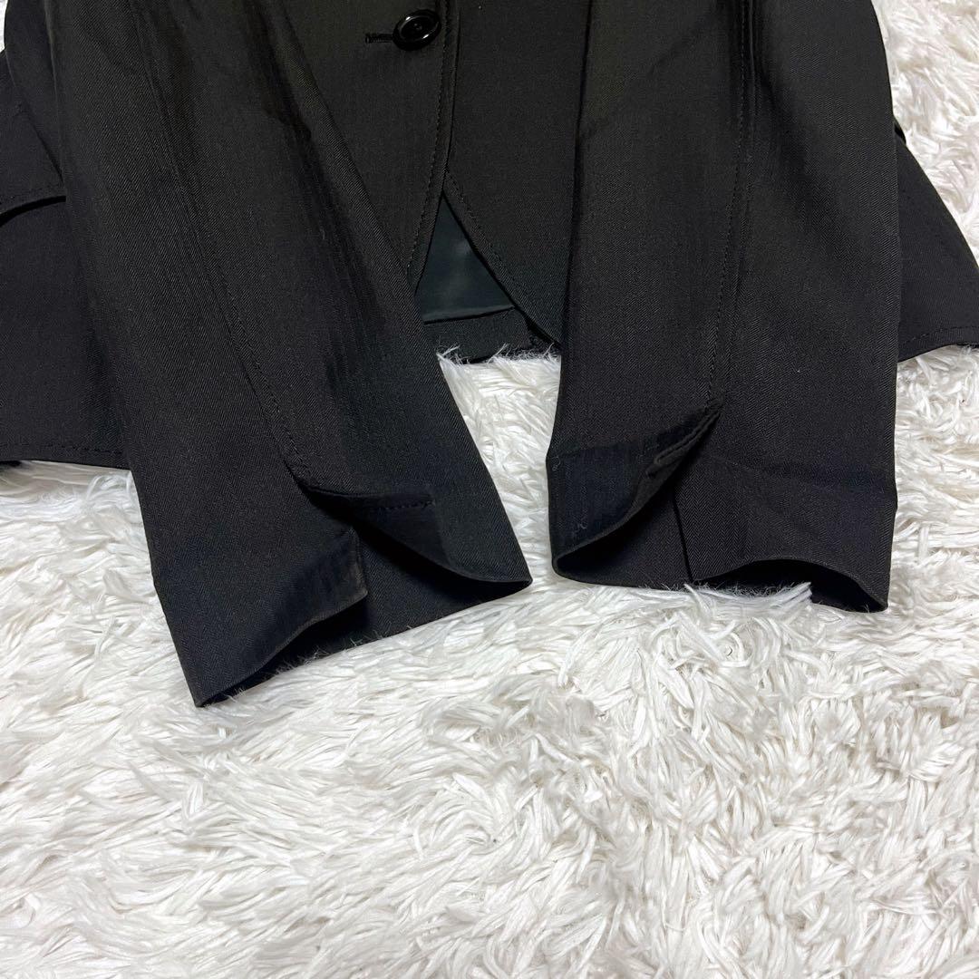 UNTITLED セットアップ パンツスーツ ブラック ストライプ XL 黒