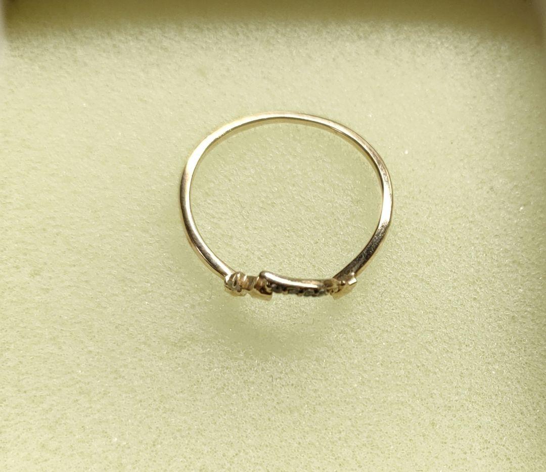 レディース　k10 星型モチーフ指輪