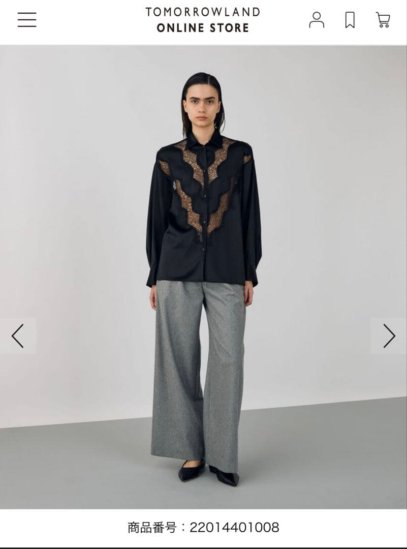 【DES PRES デプレ】シルク シャツ