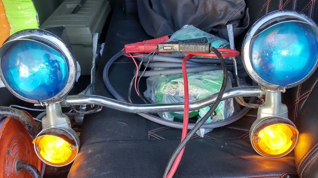 ハーレーフォグランプ 点灯確認済