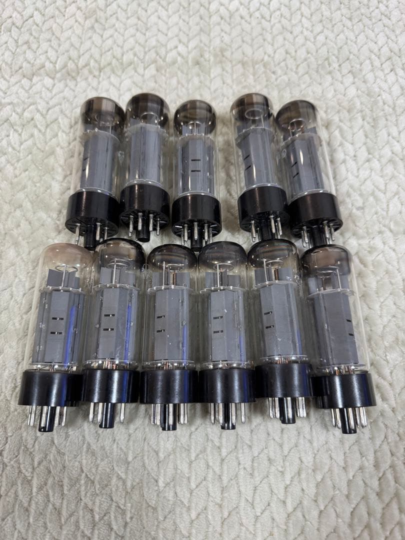 し*。様 松下電器 ナショナル 6CA7 真空管 ペアーチューブ 11本 まとめ