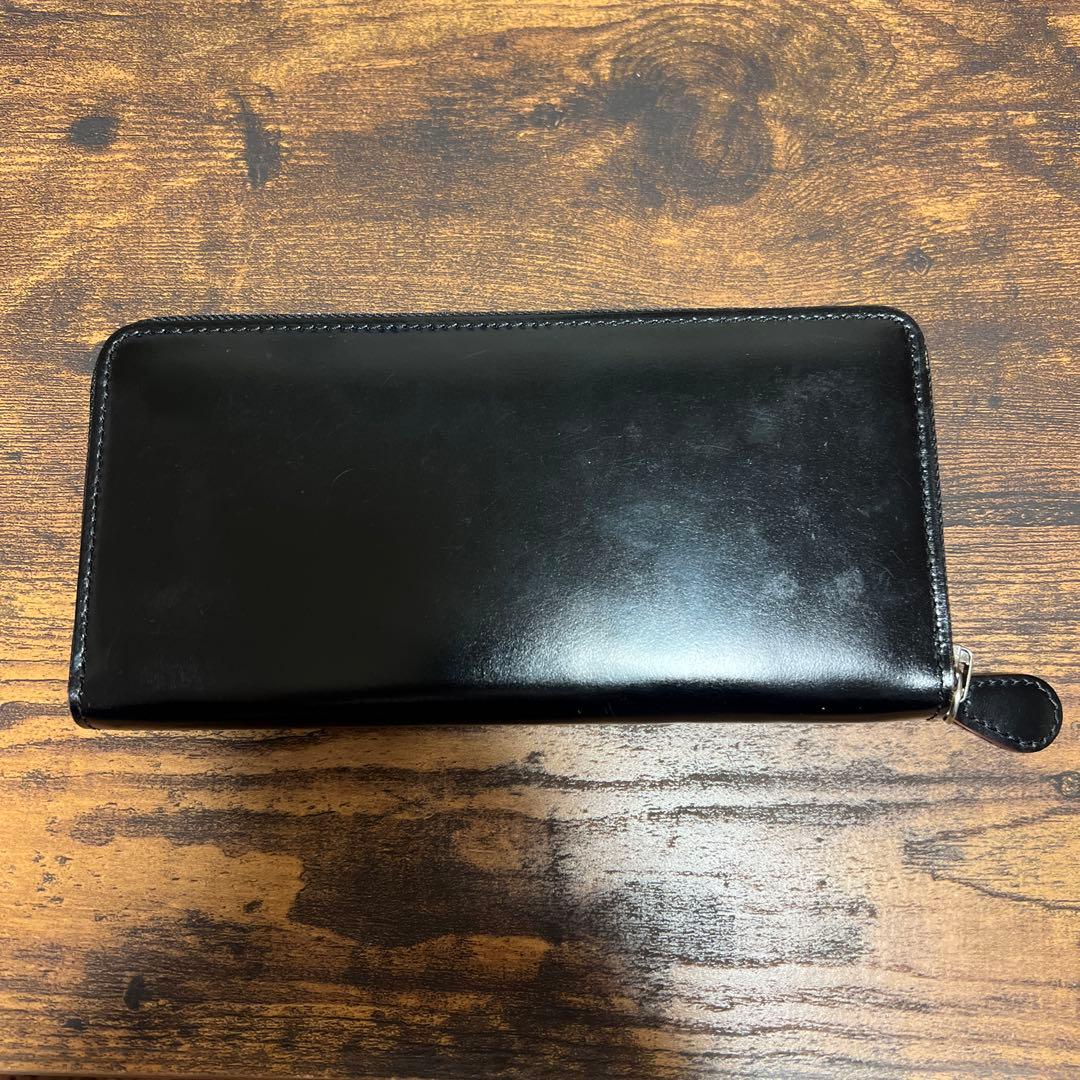 美品　GANZO ガンゾ　長財布　ラウンドファスナー おまけ付き