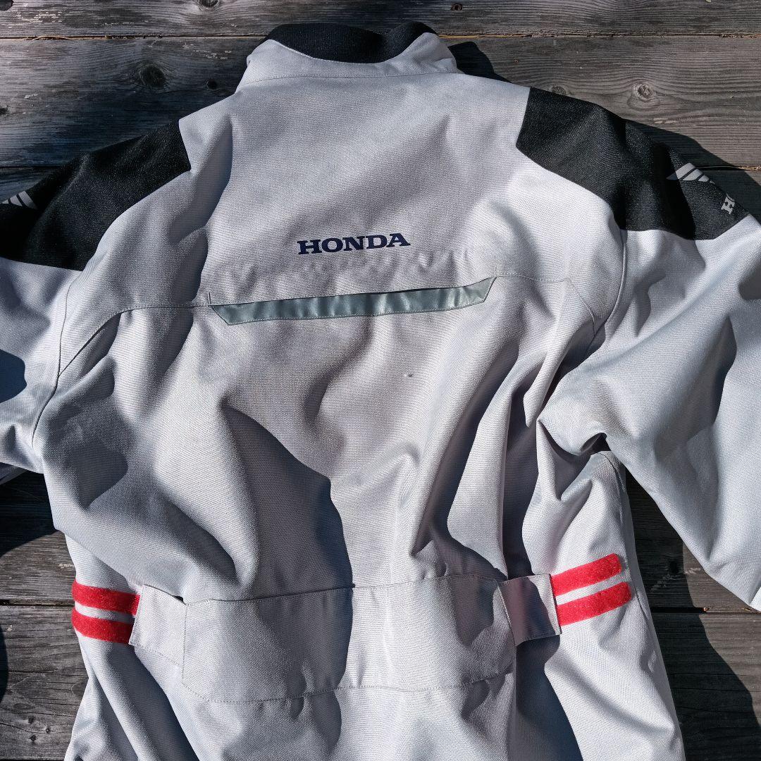 HONDA バイクジャケット 黒/白/青