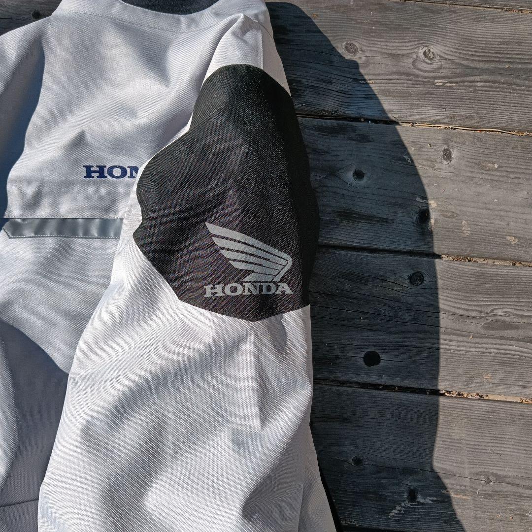 HONDA バイクジャケット 黒/白/青