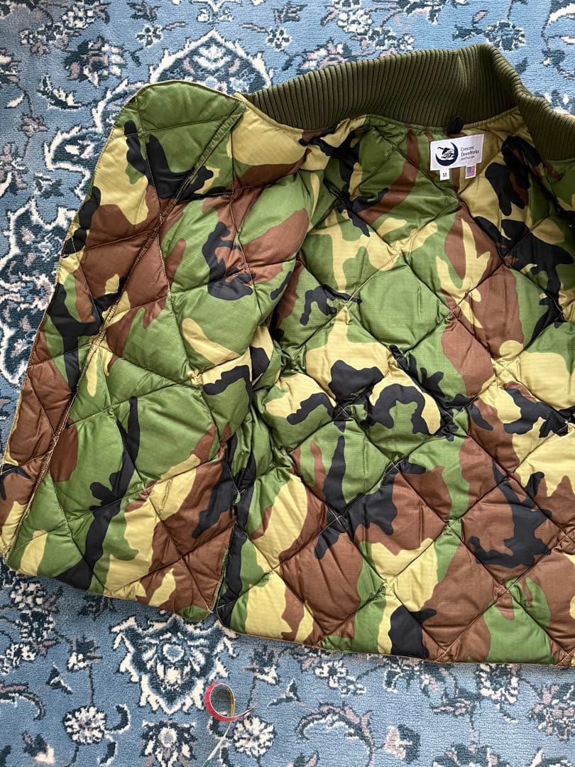 Crescent DownWorks キルティングジャケット M ベージュ