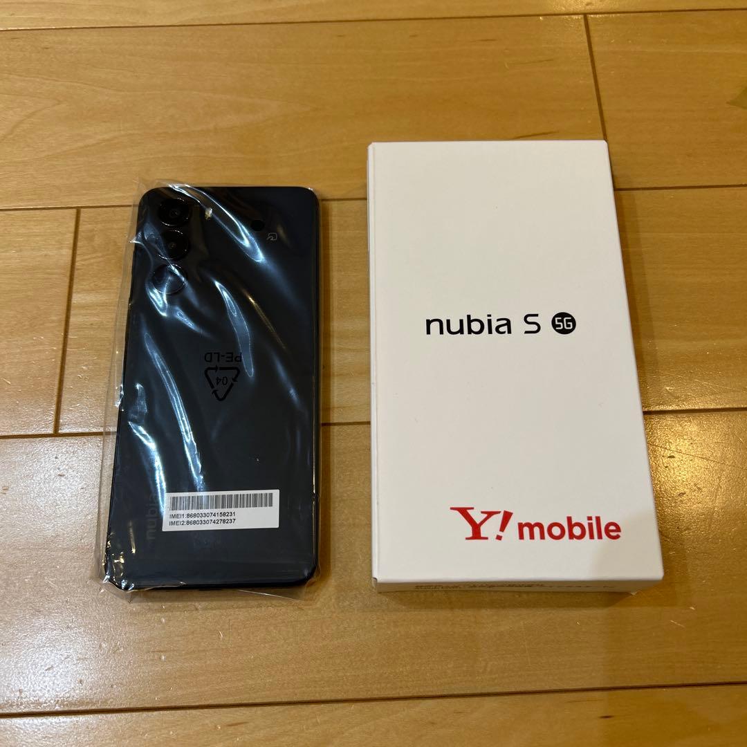 nubia S 5G Y!mobile 本体 ブラック
