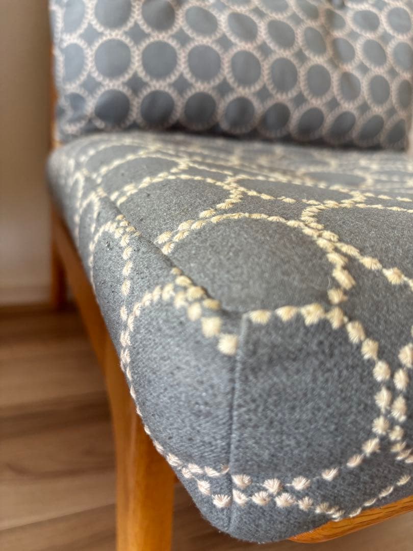 マルニ60 ミナ ペルホネン オーク フレームチェアキノママ①左側