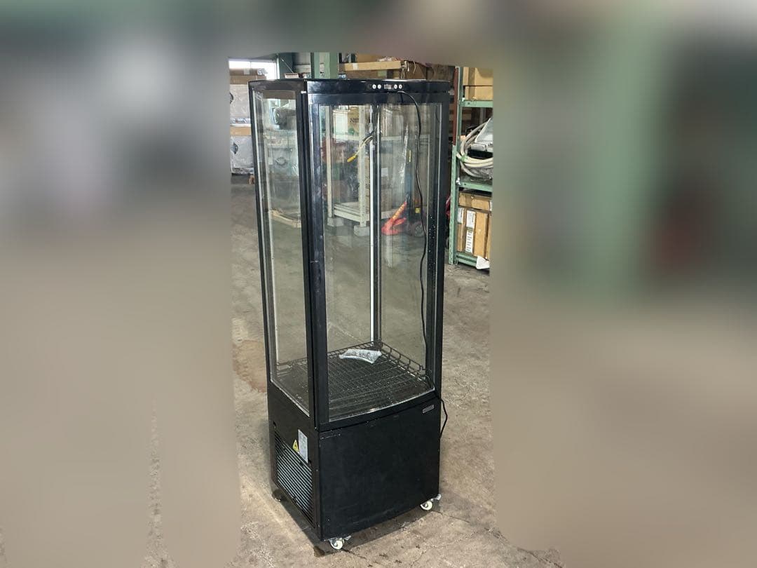 中古冷蔵4面ケースR4G-218SLB レマコム