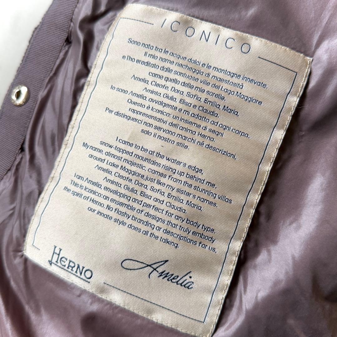 ヘルノ HERNO ボトルネックミドルダウンジャケット \"アメリア\" イコニコ