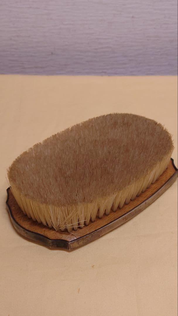 アンティーク　銀製　彫金　ブラシ　シルバー925保証