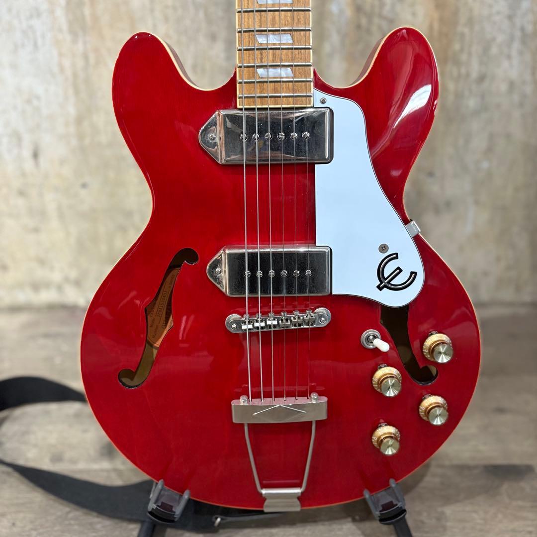 Epiphone Casino Coupe CH フルアコ　ギター　ケース付