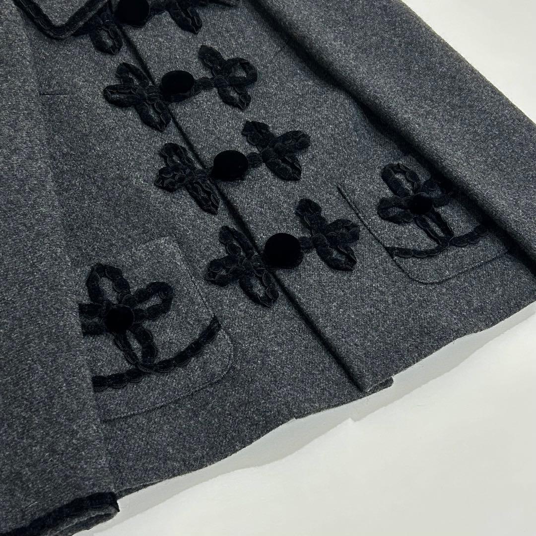 タオコムデギャルソン ウール ジャケット ベロア飾り AD2009