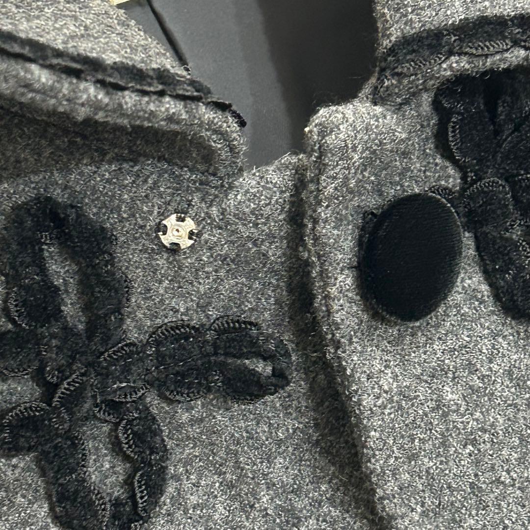 タオコムデギャルソン ウール ジャケット ベロア飾り AD2009