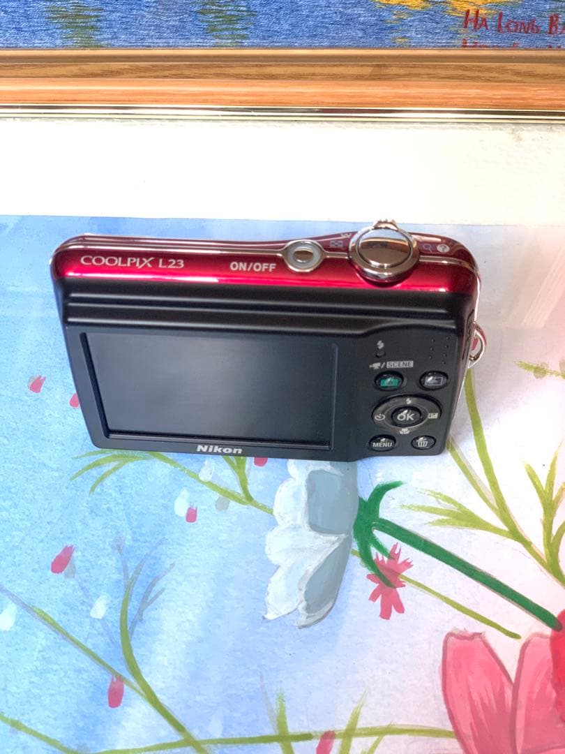 ニコン COOLPIX L23 レッドカメラ