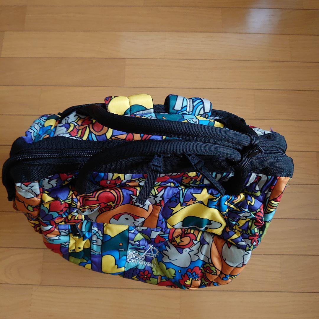 ゴースローキャラバン美品。カラフルアートリュック