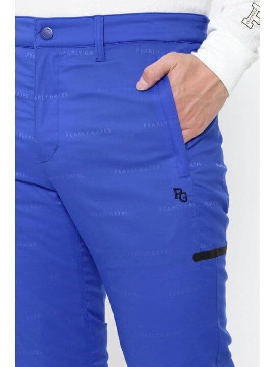 PEARLY GATES ゴルフパンツ 青