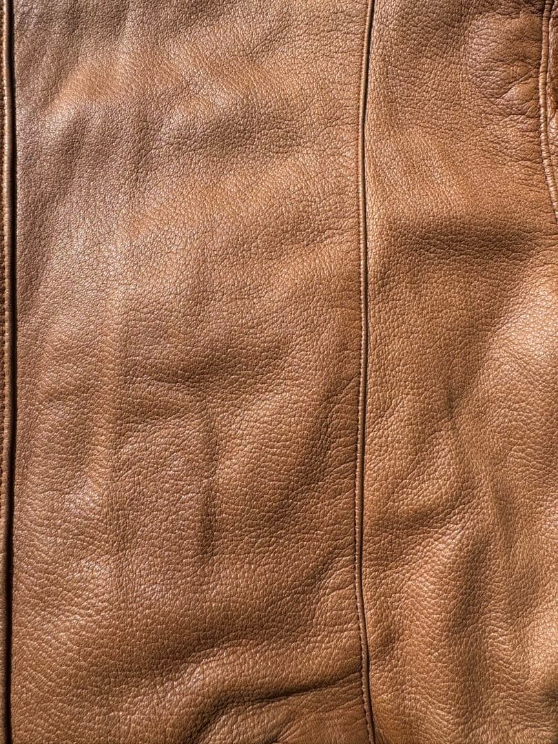 たれパン　Loewe ブラウンレザージャケット
