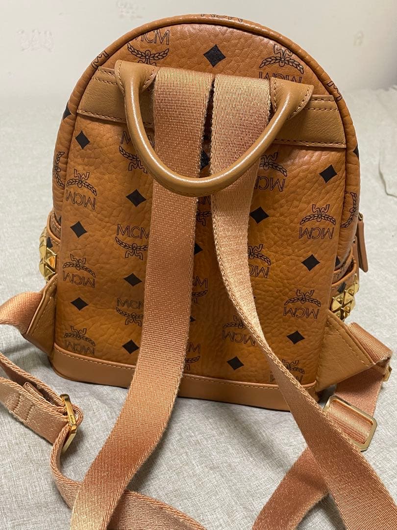 MCM ブラウンレザーリュック