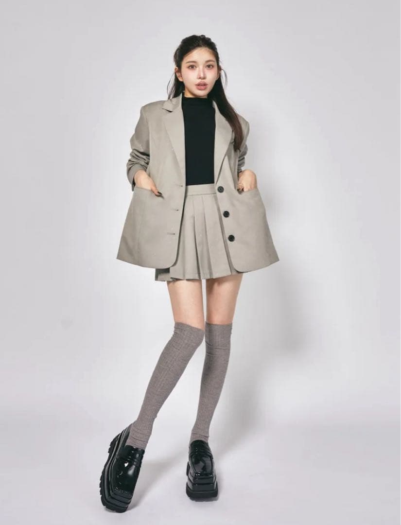 美品◎Darich エナメルプラットフォームローファー M