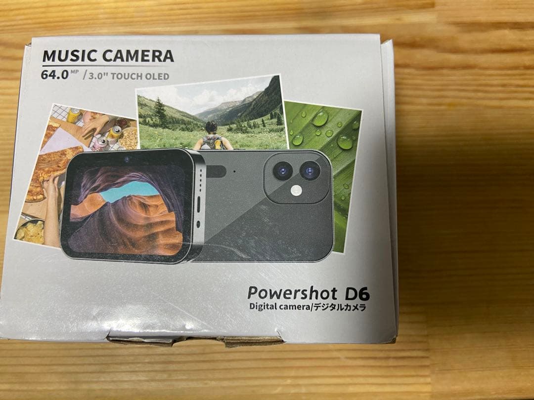 送料込み　デジタルカメラ コンパクト 6400万画素 デジカメ 4k