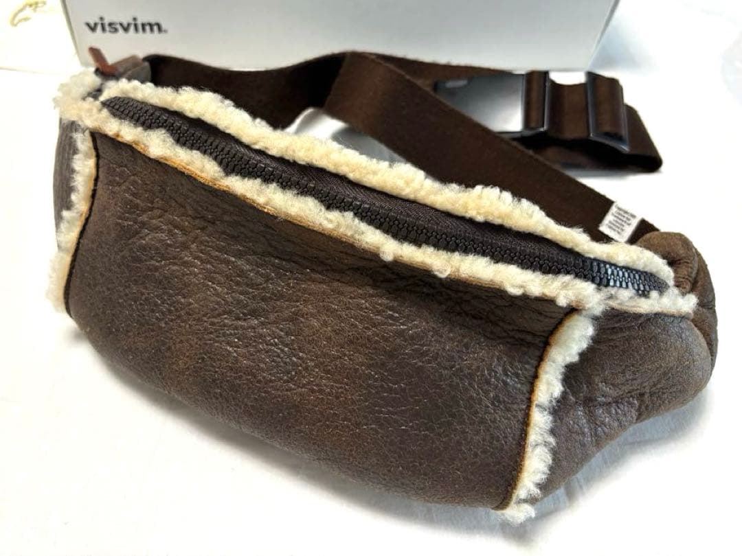 visvim ヴィズヴィム ムートン ウエストバッグ ボディバッグ brown
