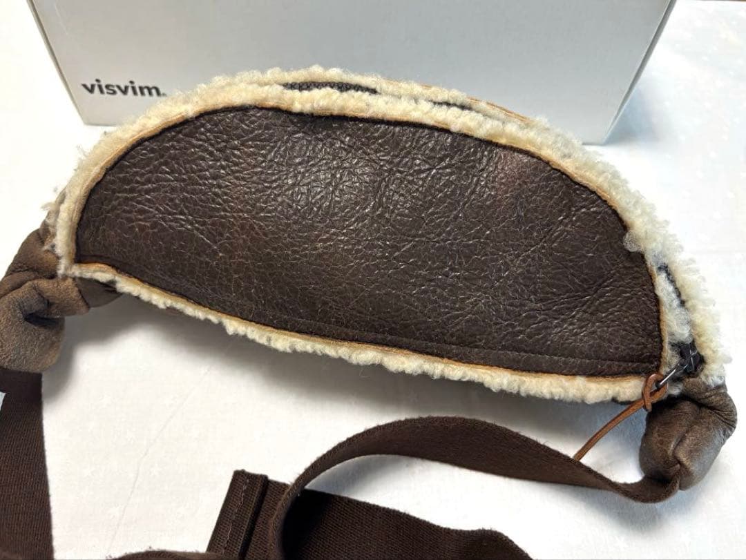 visvim ヴィズヴィム ムートン ウエストバッグ ボディバッグ brown