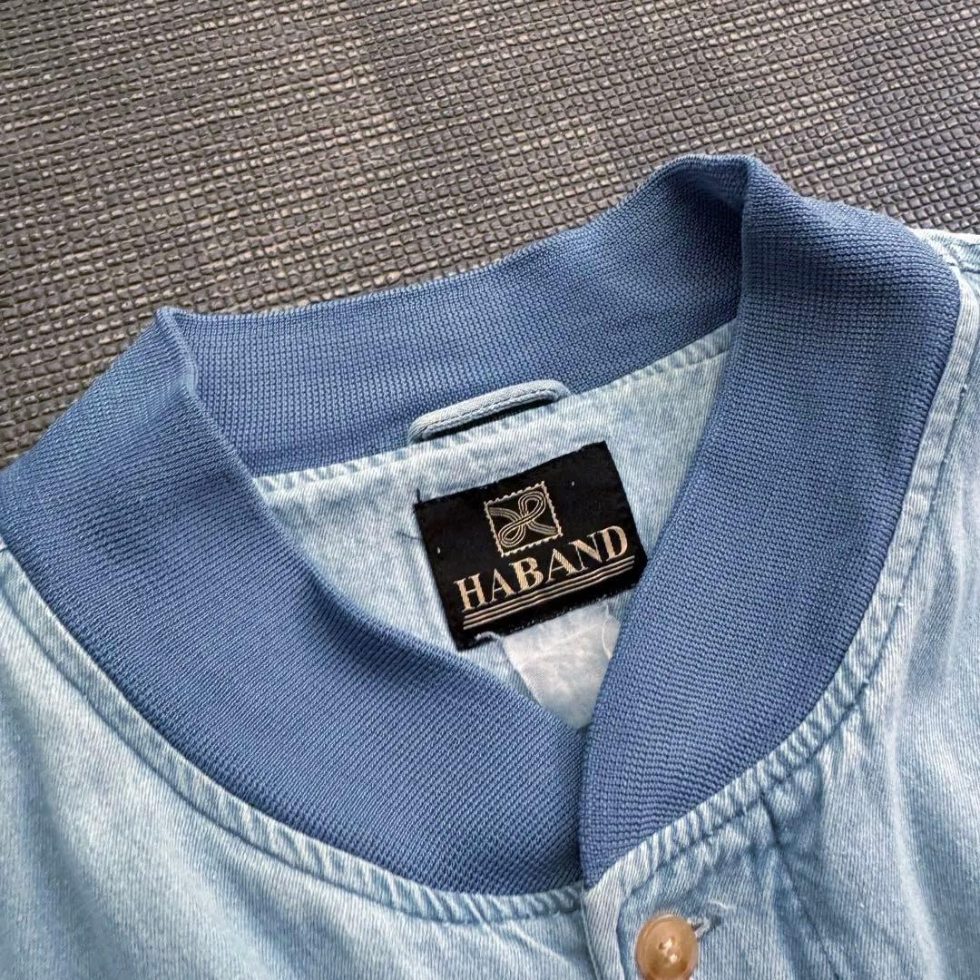 90s〜 HABAND denim cup shoulder jacket