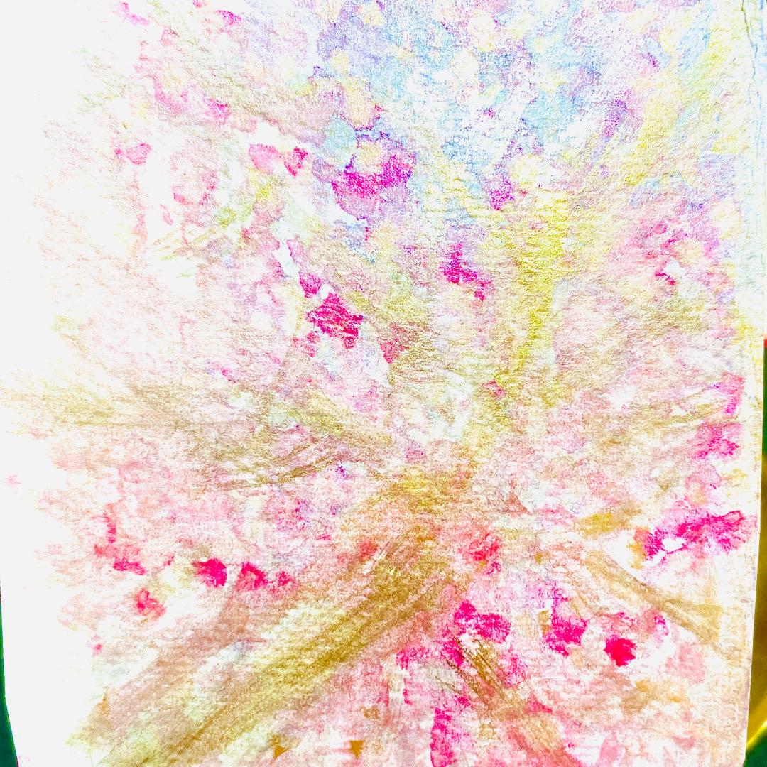 紫音様✨皇絵画 満開の夜桜 真下かは見上げて…