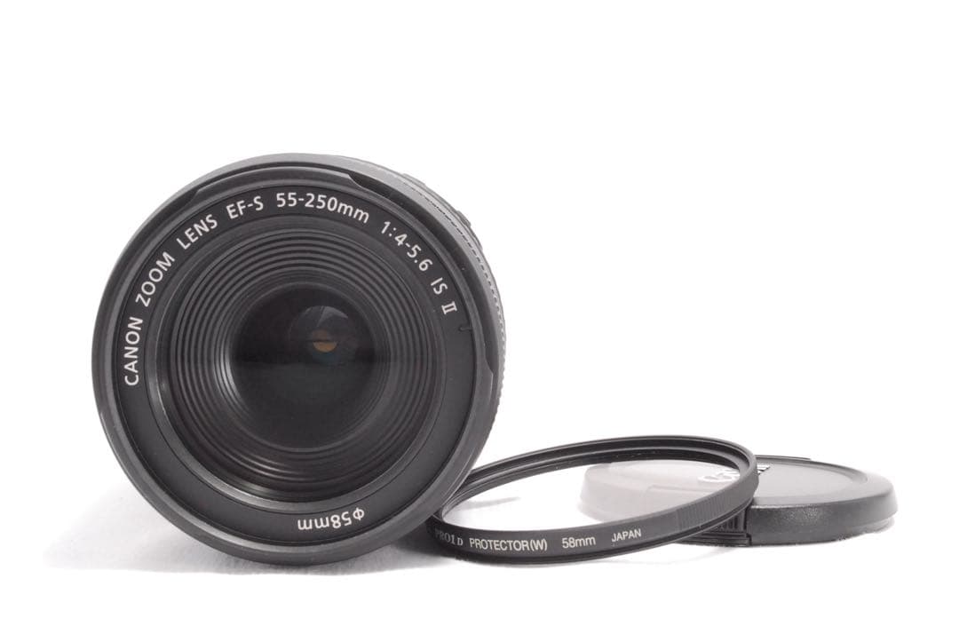 美品✨イベントに✨Canon EF-S 55-250mm IS II 望遠レンズ