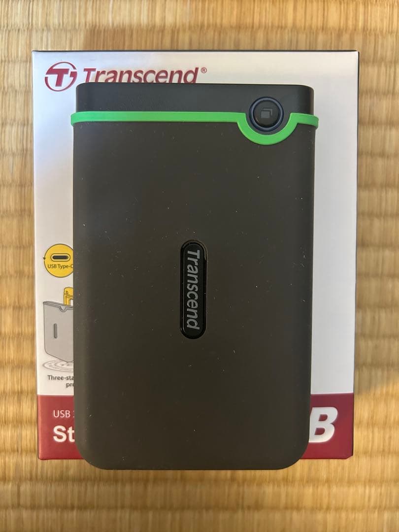 外付けハードディスク・ドライブ Transcend StoreJet 25M3C 2TB