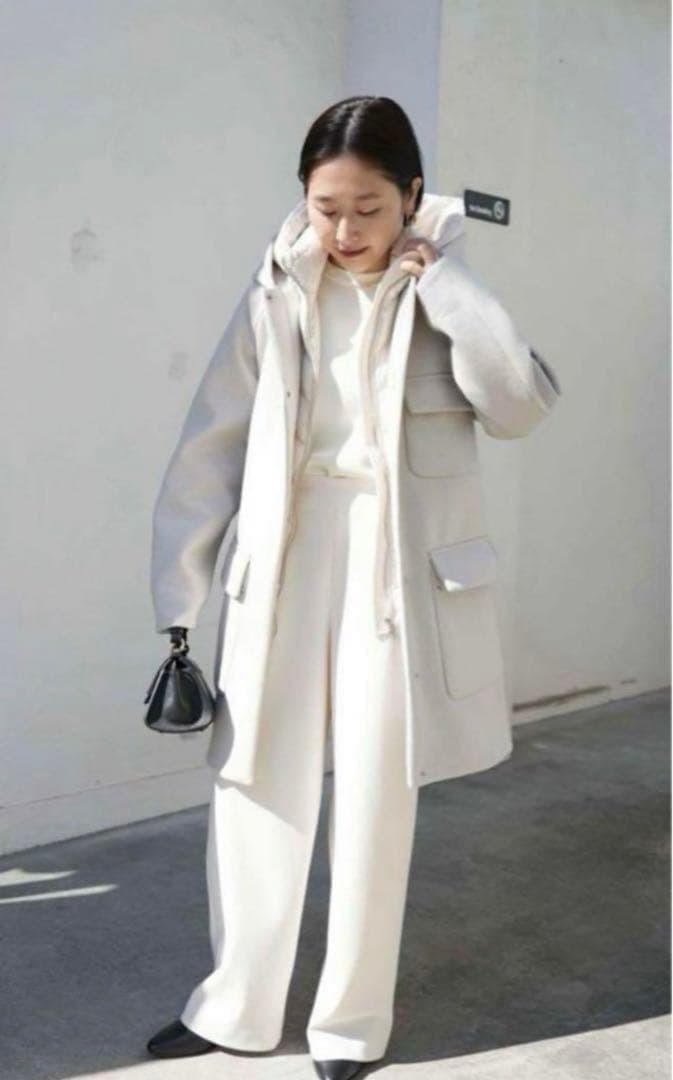 【美品】 IENA WOOLRICH ウールリッチ2in1ダウン フードコート