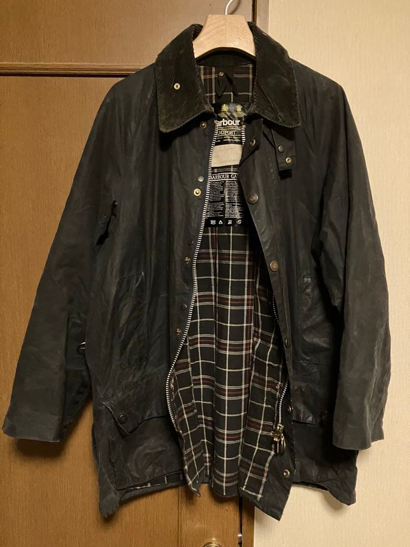 vintage barbour beaufort ネイビー　42サイズ