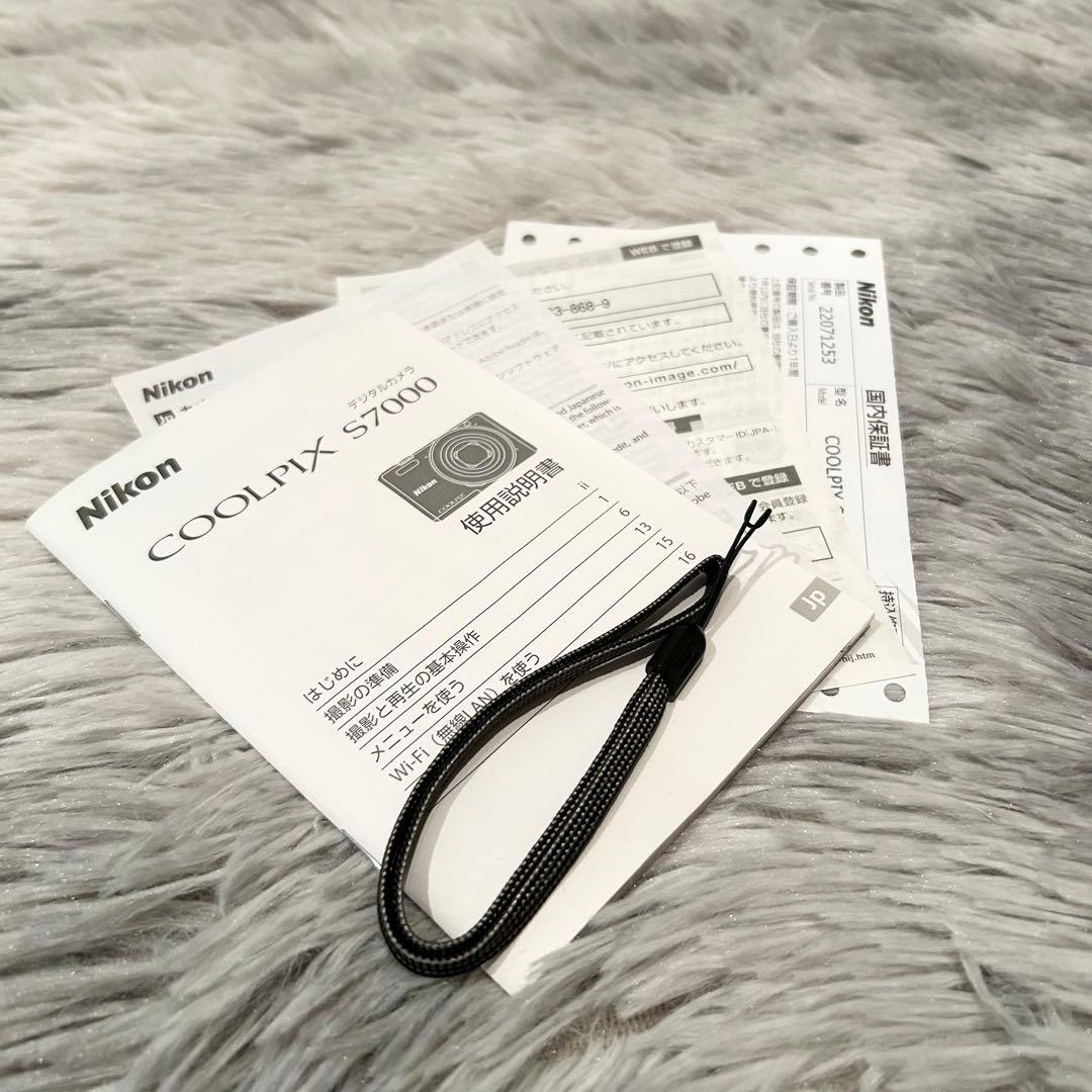 【極美品】Nikon COOLPIX S7000 元箱付きデジカメ WIFI