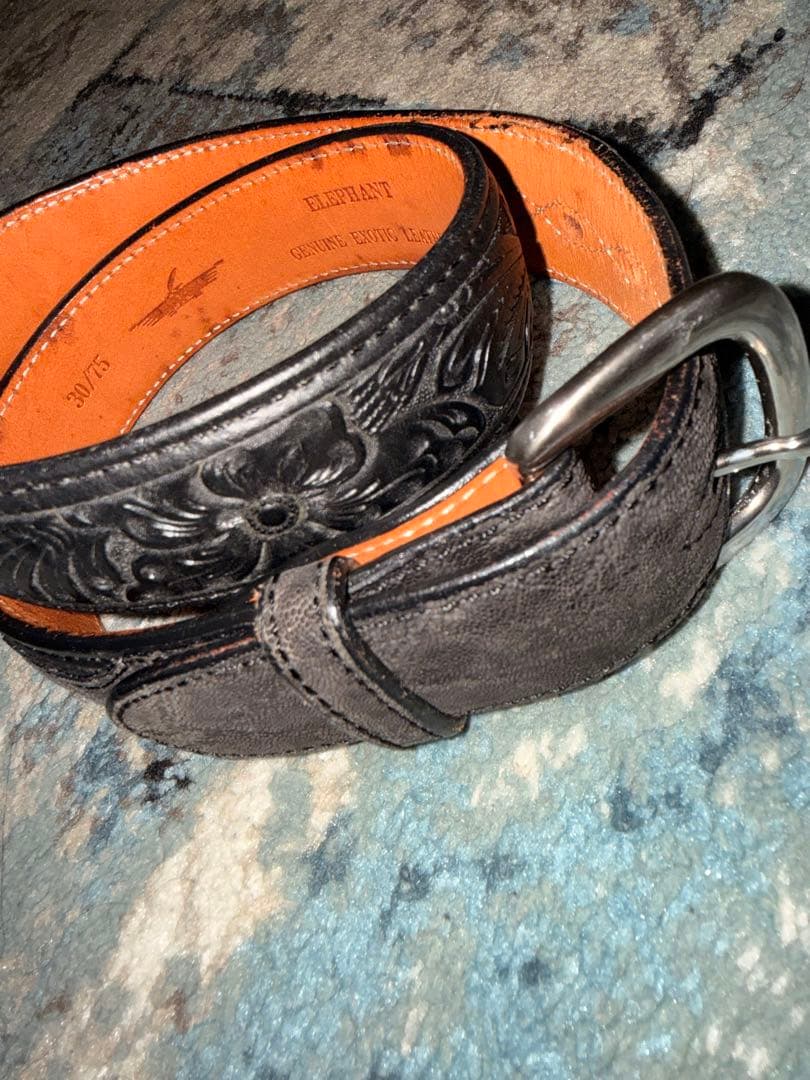 FUNNY ファニー 象革 ELEPHANT クラフト　レザー ベルト