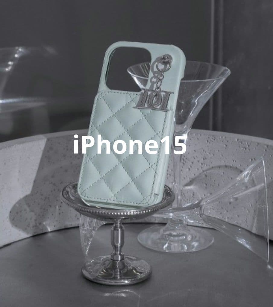 Darich キルティングミラーDDチャームiPhoneケース iPhone15